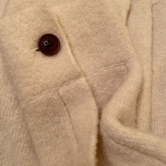 Banana Republic Moto style cream colored wool blend sweater size L NWT - Picture 8 of 8